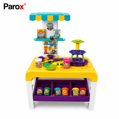 Set Creativ Plastilină Cofetărie pentru Copii, 41+ Piese, 8 Culori Plastilină, Creative Cake Shop, Accesorii Deserturi și Brioșe
