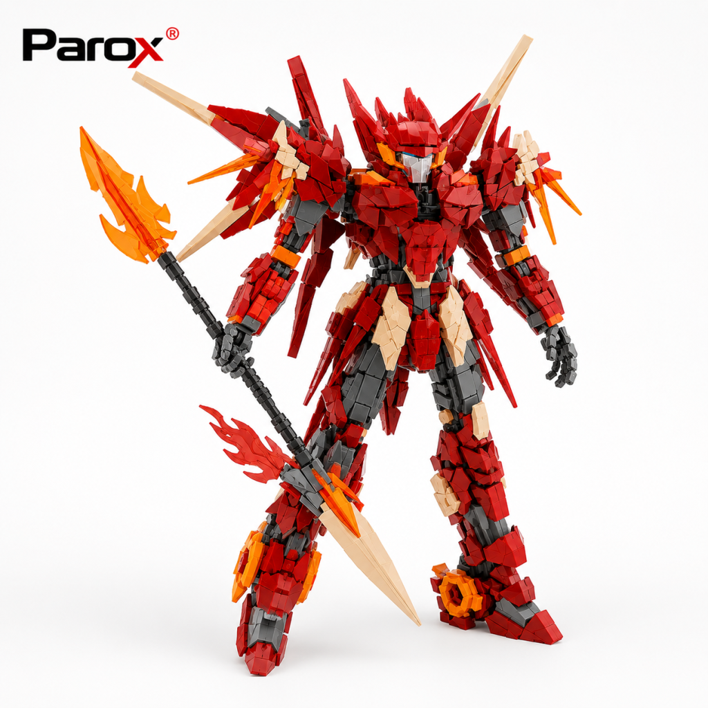 Set Constructie Robot Mecha Chinoiserie, 14+, Model Articulat de Colectie, Blocuri de Constructie Premium, Cadou pentru Adolescenti si Adulti