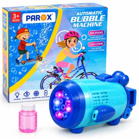 Mașină automată de făcut baloane de săpun cu lumini colorate – PAROX