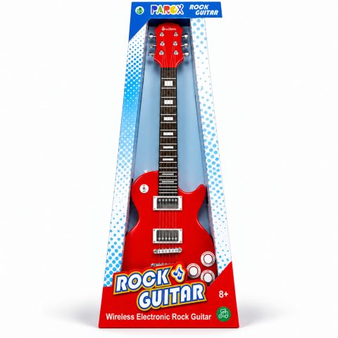 Chitară electronică de jucărie PAROX Rock Guitar, 8+ ani
